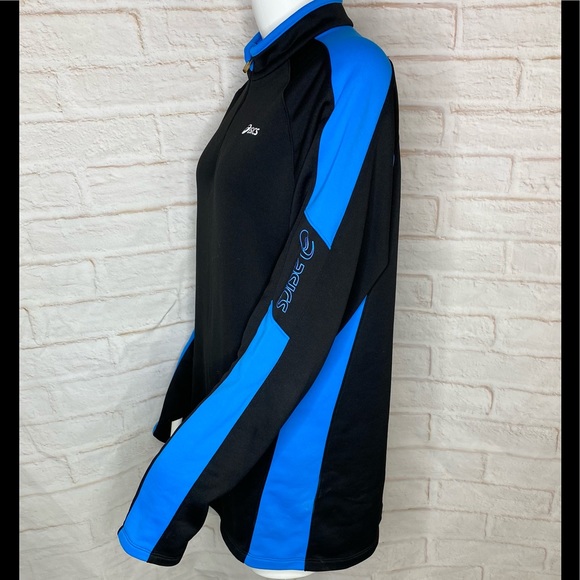 Asics haf zip pull over sweater size L - Picture 2 of 5
